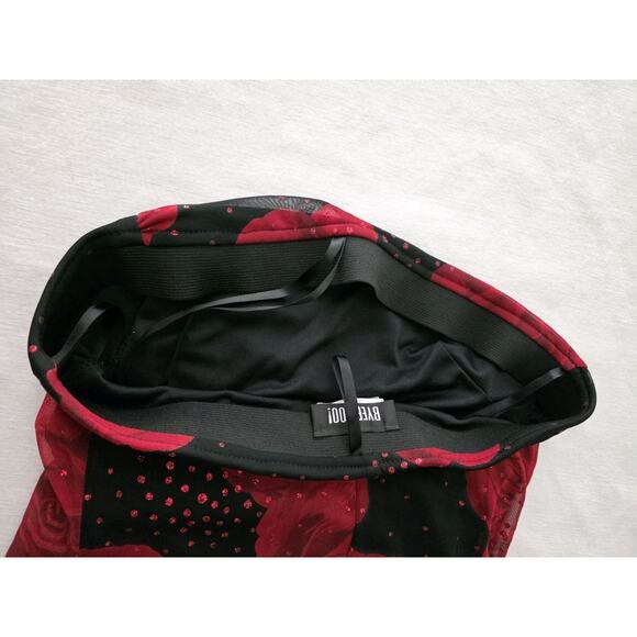 VTG Byer Too Dress 90s Y2K Floral Maxi Sheer Glam Goth Fairy Whismigoth USA Rose - Picture 12 of 14